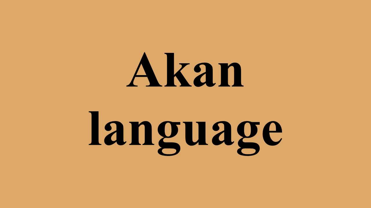 Akan